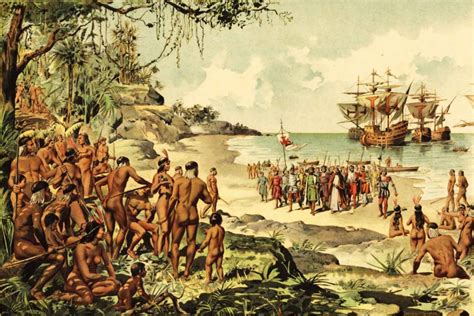 The Arrival of Portuguese Ships in 1500 CE: A Catalyst for Colonialism, Cultural Transformation, and Lasting Impacts on Brazil